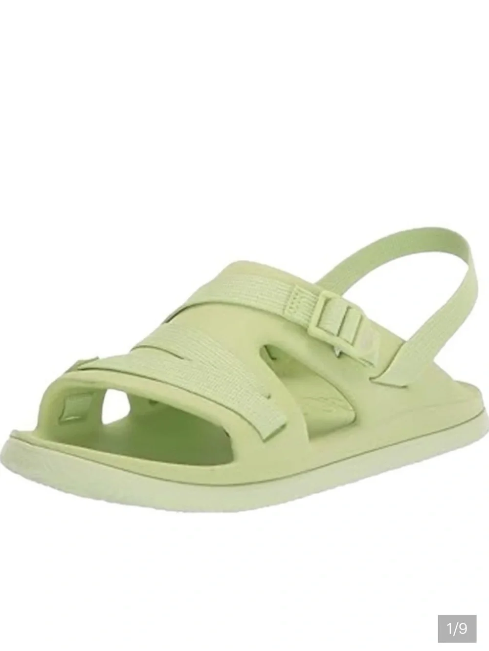 Chaco Kids Lime Green Adjustable Strap Sandal size 3
